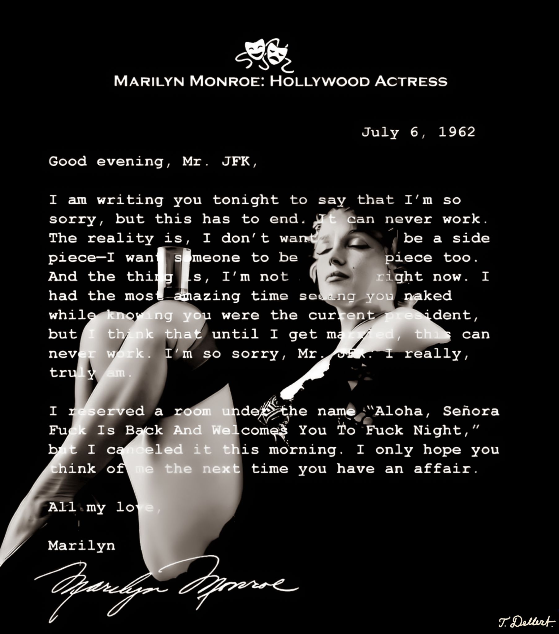Marilyns secret message to JFK 